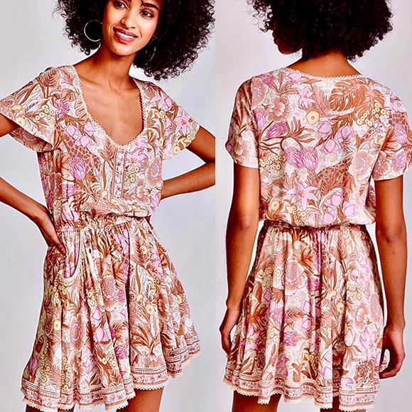 πΊπHPππΊ Spell & The Gypsy Jungle Mini Dress - Picture 6 of 16